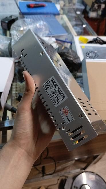 qida termometr: Məhsul: S-500-48 AC-DC Güc Bloku - Çıxış: 48V DC, 10A (maks. 480W) - — 1