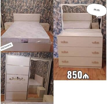 spa natural: İkinəfərlik çarpayı, Dolab, Termo, 2 tumba, Azərbaycan, Yeni — 9