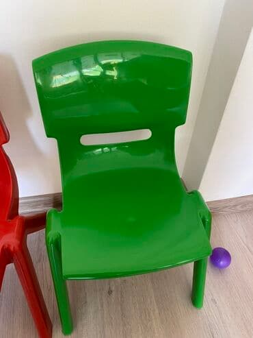 Uşaq stulları – parlaq plastik materialdan - Rənglər: yaşıl və lalafo.az -da Uşaq stulları – parlaq plastik materialdan - Rənglər: yaşıl və