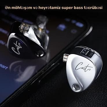 Ноутбуки: Orijinal KZ Castor Professional İEM (Mikrofonlu) – Gaming və HiFi üçün — 2