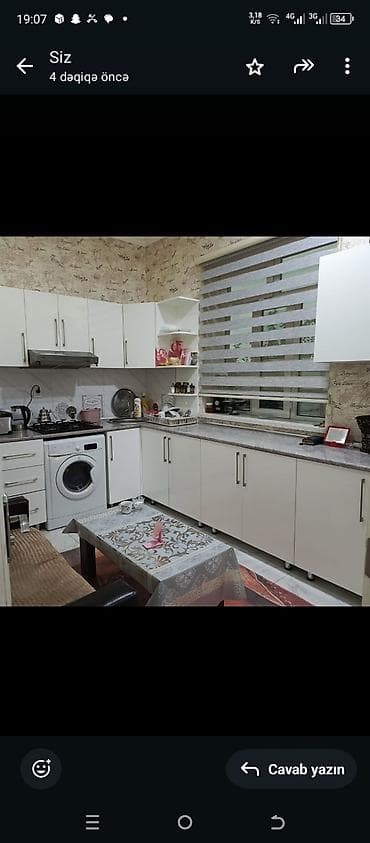 otag: 2 otaqlı mənzil – interyer təsviri - Geniş qonaq otağı: işıqlı — 6