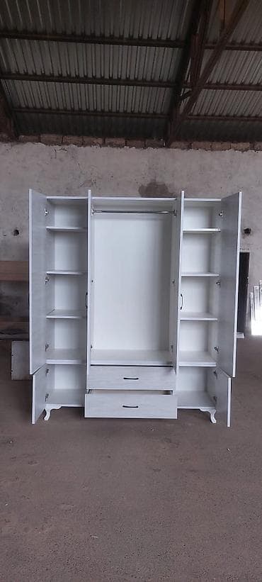 ofis dolab: 5 qapı, Güzgülü, Digər rəng, Digər material, Açılan, Düz dolab — 9