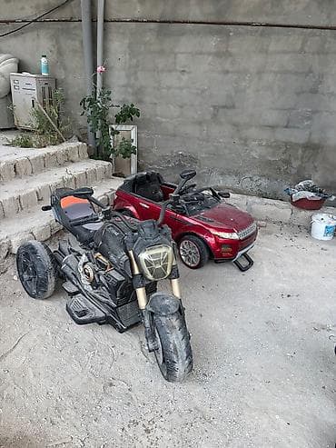 elekt: Uşaq üçün elektrikli minik maşını - Korpus: qırmızı rəngli SUV — 4