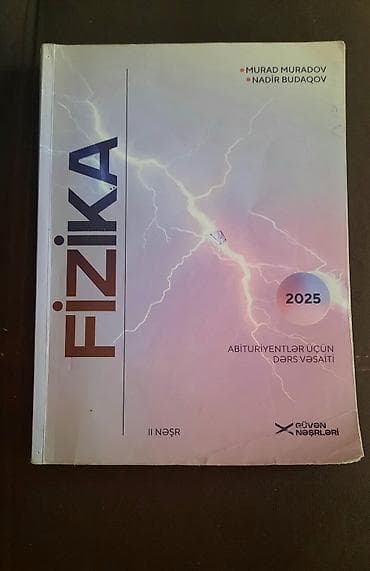 Fizika kitabı satılır.Qiymət:5AZN✅️(12₼❌️)Təptəzədir — 1