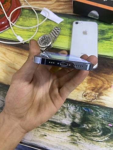 iphone 13 2ci əl: IPhone 13 Pro, 256 GB, Blue Titanium, Simsiz şarj, Face ID — 5