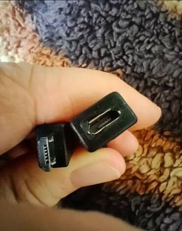 mikrafon kabeli: Ötürücü çevirici "Y" formalı OTG kabel splitter, 20 sm. uzunluğunda — 3