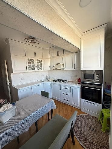 su krantı: Mətbəx mebeli və daxili texnika dəsti - Klassik üslubda, ağ rəngli — 5