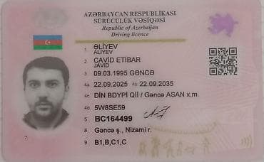 daye isi 2025: Şəxsi sürücü, 30 yaş, stajı 15 il, Nəqliyyat təmin edilir — 1