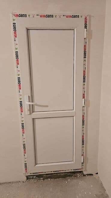 ikinci əl plastik qapi: PVC qapı – Eurowin profil Plastik qapi satilir 70 azn Olcu 1.90_80 — 1