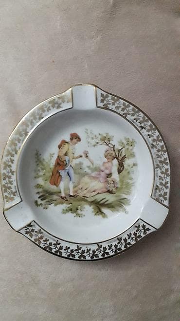 pepe: Пепельница.Новая.Нежный фарфор.Польский фарфоровый завод Karolina.70-е — 1