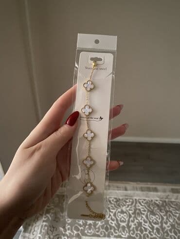 bujuteriya: Məhsul: Paslanmayan poladdan zərif qolbaq Təsvir: - Material — 1