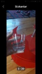 quzu qab: Stəkanlar, Şüşə, 200 ml — 3