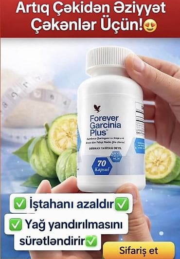 optitech vitamin c: Məhsul: Forever Garcinia Plus – 70 kapsul Təsviri: - Tərkib: Garcinia — 1