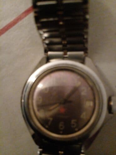 el fecr saat: İşlənmiş, Qol saatı, Kademan, rəng - Gümüşü — 1