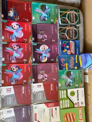 Bıçaqlar: Bu dəst müxtəlif fənlər üzrə məktəb dərsliklərindən ibarətdir — 2