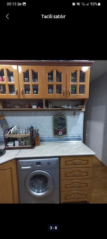 pec: Təcili satılır Mətbəx mebeli, Asperator, Qaz peçi hamsı birlikdə 400 — 2