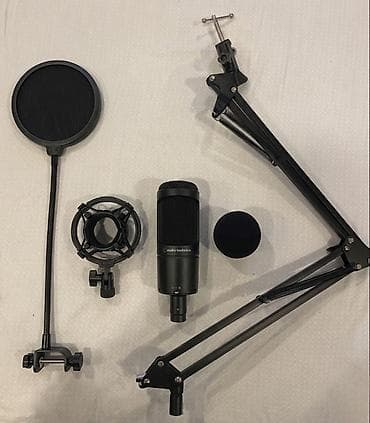 🎙️ Audio-Technica AT2050 studiya mikrofonu – aksesuarlarla birlikdə