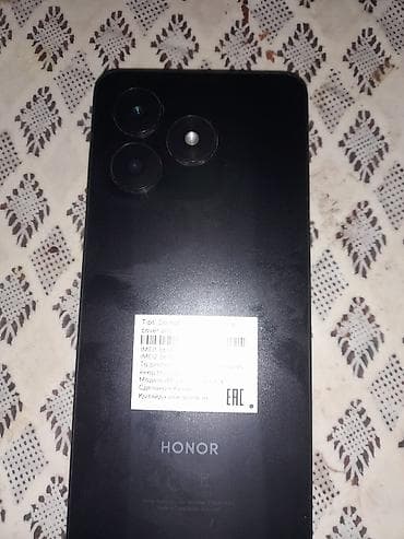 telefon xor: Honor X5, 128 GB, rəng - Qara, Barmaq izi — 1