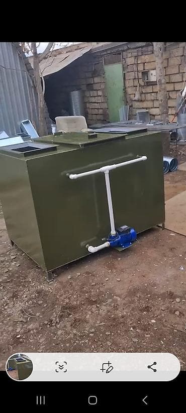 kafe avadanlıqları: Mətbəx tüstüsü üçün sulu filtr – havalandırma xəttinə qoşulan sənaye — 2