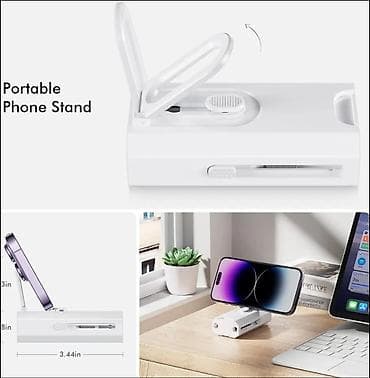 planşet üçün klaviatura: 8-in-1 klaviatura və elektronika təmizləmə dəsti Kompakt — 6