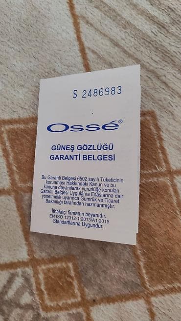 Gün eynəyi, OSSE, Yeni — 4