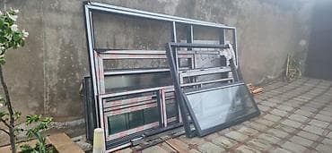 pencer: Alüminium və PVC pəncərə çərçivələri və şüşə paketlər ( toplam 4000 — 1