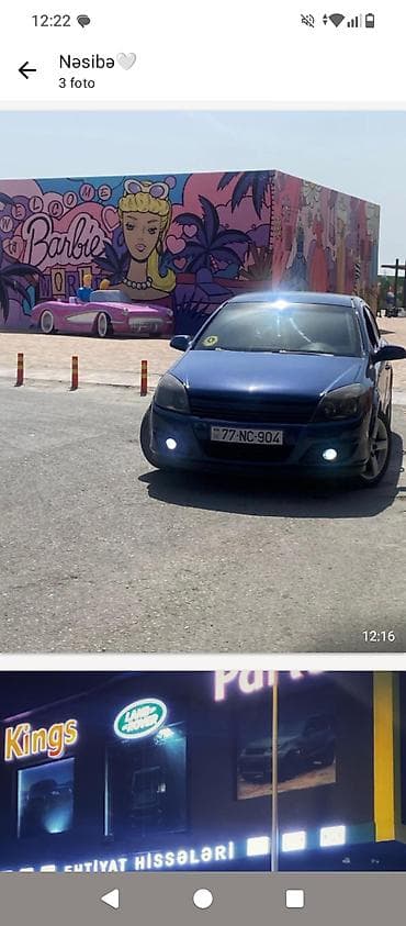 opel maşin: Opel Astra H – hetçbek - Kuzov: 5 qapılı hetçbek - Rəng: tünd mavi - — 3