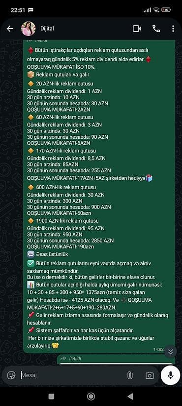 Reklam lövhələri: Rəqəmsal reklam qutuları – gündəlik dividentli onlayn xidmət Təklif — 3