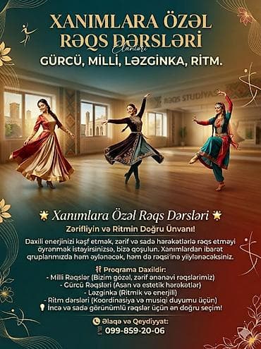 Xanımlara özəl rəqs dərsləri Zərifliyin və ritmin doğru ünvanı — 1