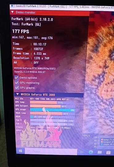 купить бу видеокарту: Видеокарта для ПК EVGA GeForce RTX 3080, 10 ГБ — 1