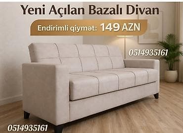 Di̇van-kravat, Yeni, Açılan, Bazalı, Parça, Ödənişli çatdırılma