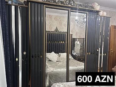 otag gapıları: İkinəfərlik çarpayı, Dolab, Komod, 2 tumba, Azərbaycan, İşlənmiş — 7