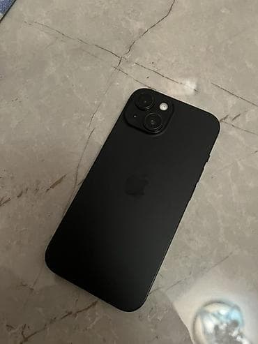 macbook 14: IPhone 15, 128 GB, Qara, Simsiz şarj, Face ID, Sənədlərlə — 3