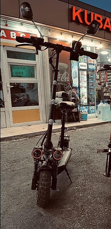 Музыкальные инструменты: Elektrikli skuter – off-road təkərlərlə, oturacaqlı, güclü — 2