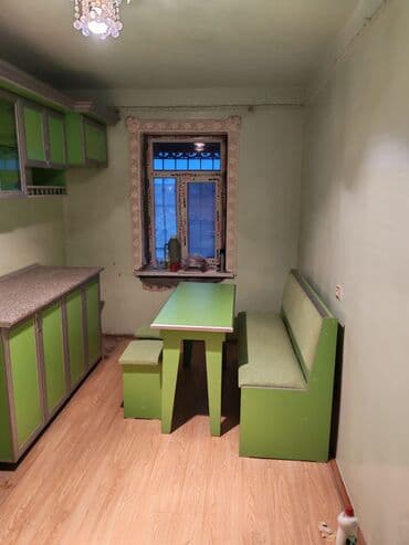 işlənmiş seyf qapılar: (RAZILAŞMA YOLU İLƏ ) Yaşıl-ağ tonlarda künc mətbəx mebeli dəsti - L — 7