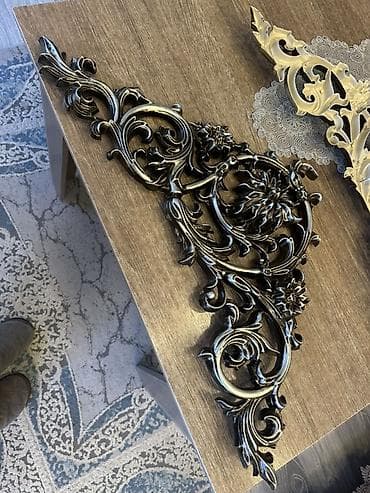 qapi bezekleri: Fiqur, Metal, rəng - Gümüşü — 1