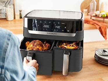 power: Fritoz Tefal Dual Easy Fry & Grill EY905B10 – 8.3L Dual Zone Air — 10