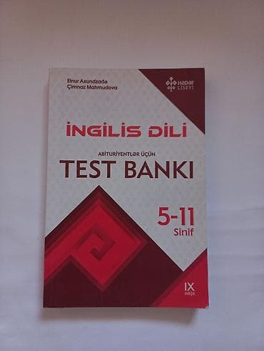 Testlər: İngilis dili – Abituriyentlər üçün Test Bankı (5–11 sinif) — 1