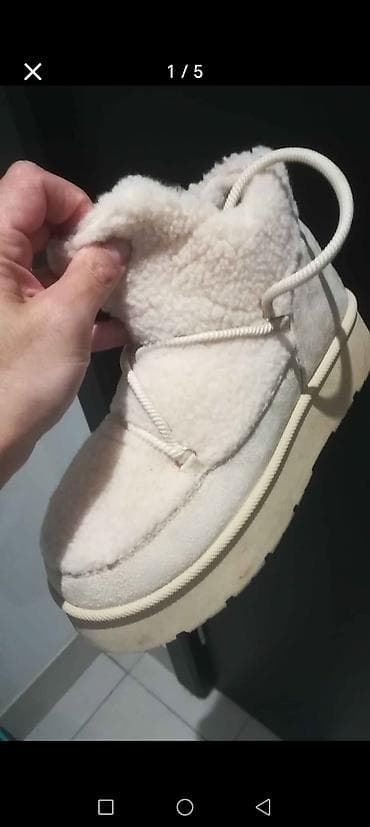 Qadın ayaqqabıları: Zara, Ölçü: 41, rəng - Bej, İşlənmiş — 3