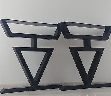 Məhsul: Metal masa ayaqları (2 ədəd) - Müasir loft/industrial üslubda