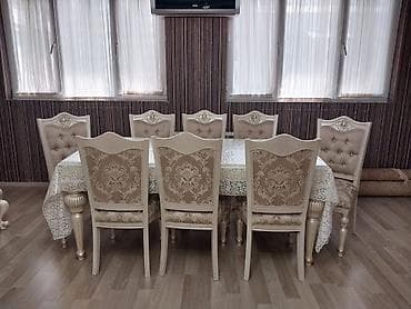 desler: Klassik üslubda qonaq otağı dəsti Komplektin tərkibi: - 3 oturacaqlı — 2