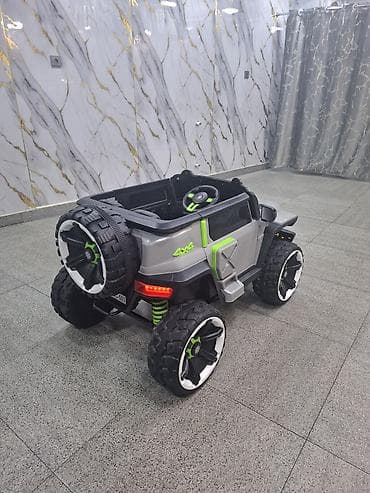 elekt: Uşaq üçün elektrikli off-road maşın - Korpus: boz rəngli, “off-road” — 2