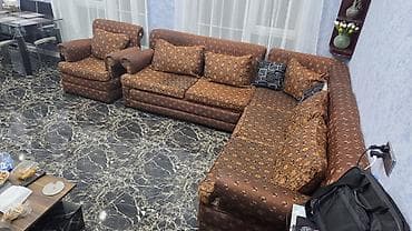 kreslo gence: İşlənmiş, Künc divan, Kreslo, Bazalı, Açılan — 3