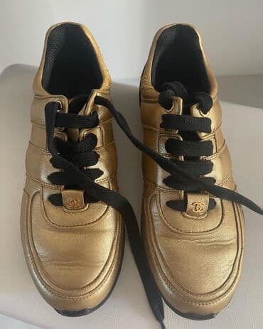 nike cortez qadın krossovkaları: Ölçü: 37, rəng - Qızılı, İşlənmiş — 2