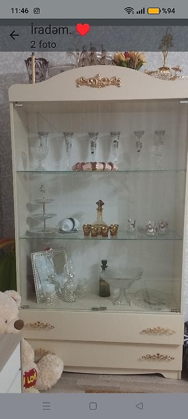 Restoran, kafe avadanlığı: Şüşəli dolab vitrini, Yeni — 1