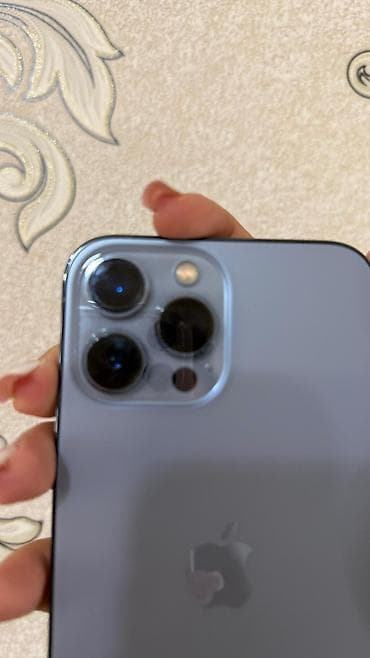 Техника и электроника: IPhone 13 Pro Max, 256 ГБ, Sierra Blue, Беспроводная зарядка, Face ID — 2