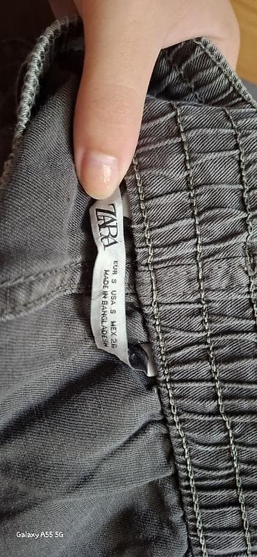 zara turkey: Şalvar, Zara, S, rəng - Boz — 3