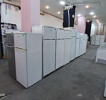 Məişət üçün müxtəlif həcm və ölçülərdə iki qapılı soyuducular. Şaquli