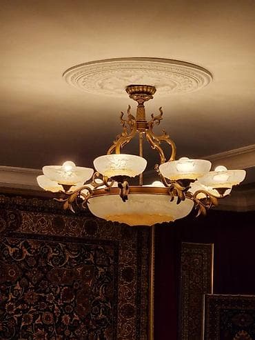 çiraq: Çılçıraq, 9 lampa, Metal — 4
