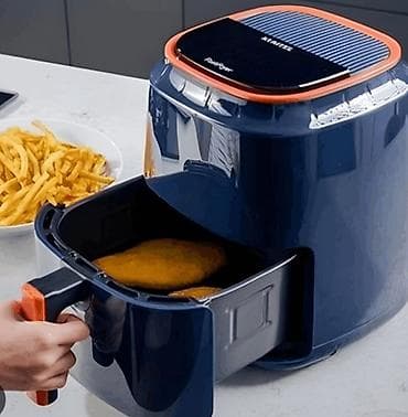 Yağsız fritöz / hava fritözü - Cazibədar tünd mavi korpus, narıncı — 1